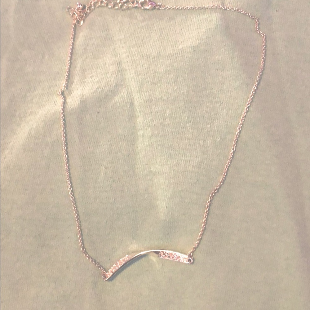 Sterling silver bar chain